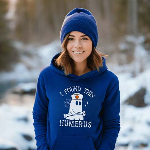 C & Win Sports I Found This Humerus Hoodie Royal / S - C & Win Sports