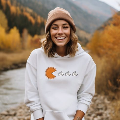C & Win Sports Pumpkin Pie Hoodie White / S - C & Win Sports