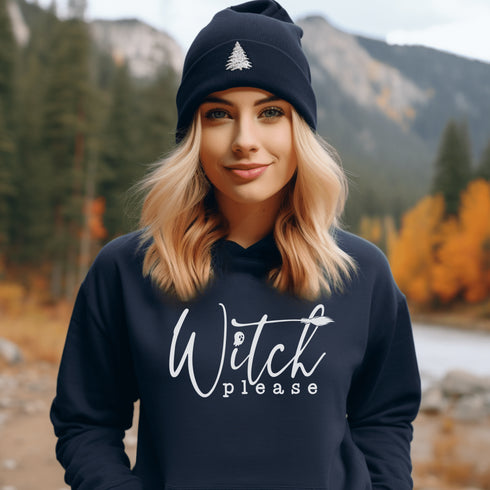C & Win Sports Witch Please Hoodie Navy / S - C & Win Sports