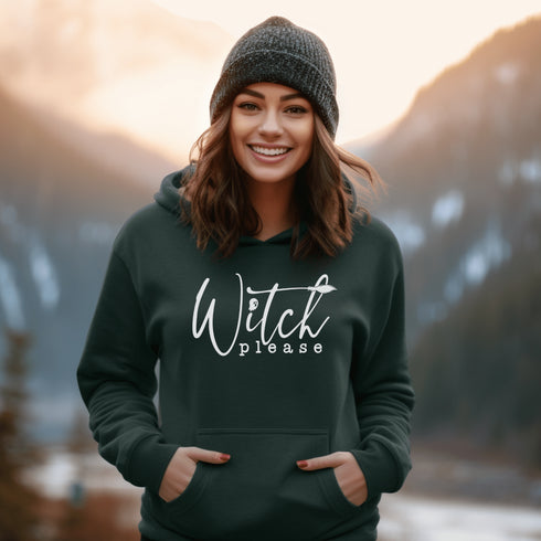 C & Win Sports Witch Please Hoodie Forest Green / S - C & Win Sports