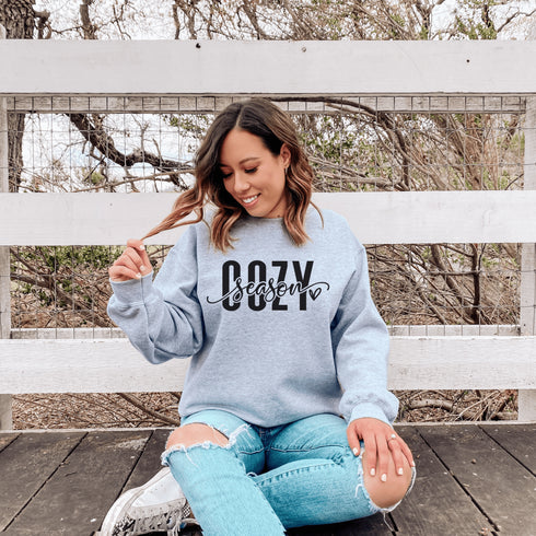 C & Win Sports Cozy Season Sweatshirt S / Sport Grey - C & Win Sports