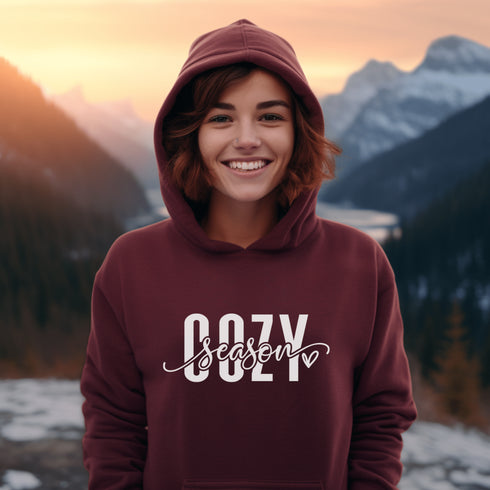 C & Win Sports Cozy Season Hoodie Maroon / S - C & Win Sports