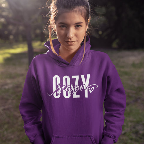 C & Win Sports Cozy Season Hoodie Purple / S - C & Win Sports