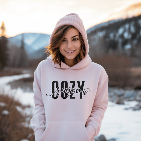 C & Win Sports Cozy Season Hoodie Light Pink / S - C & Win Sports