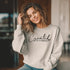 C & Win Sports Created With A Purpose Sweatshirt S / Sand - C & Win Sports