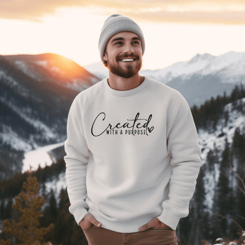 C & Win Sports Created With A Purpose Sweatshirt - C & Win Sports