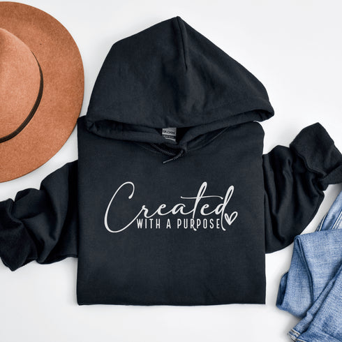 C & Win Sports Created With A Purpose Hoodie - C & Win Sports