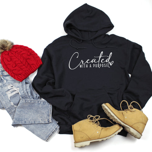 C & Win Sports Created With A Purpose Hoodie - C & Win Sports