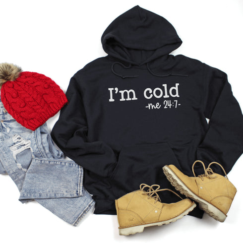 C & Win Sports I'm Cold Hoodie - C & Win Sports