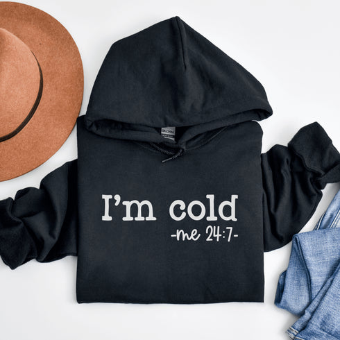 C & Win Sports I'm Cold Hoodie - C & Win Sports