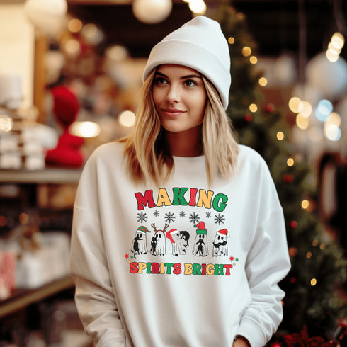 C & Win Sports Making Spirits Bright Sweatshirt - C & Win Sports