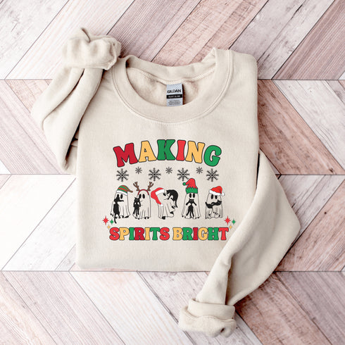 C & Win Sports Making Spirits Bright Sweatshirt - C & Win Sports