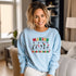 C & Win Sports Making Spirits Bright Sweatshirt S / Light Blue - C & Win Sports