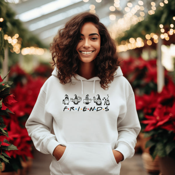 C & Win Sports Gnome Friends Hoodie White / S - C & Win Sports