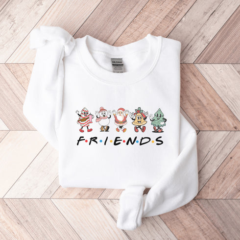 C & Win Sports Christmas Friends Sweatshirt - C & Win Sports