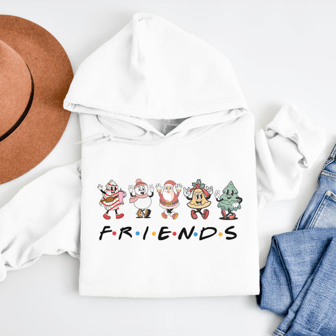 C & Win Sports Christmas Friends Hoodie - C & Win Sports