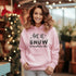 C & Win Sports Let It Snow Somewhere Else Hoodie Light Pink / S - C & Win Sports