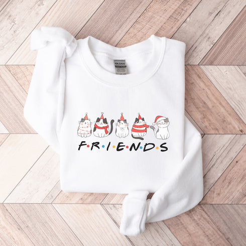 C & Win Sports Cat Friends Sweatshirt - C & Win Sports