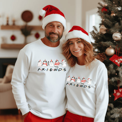 C & Win Sports Cat Friends Sweatshirt - C & Win Sports