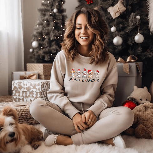 C & Win Sports Dog Friends Sweatshirt - C & Win Sports