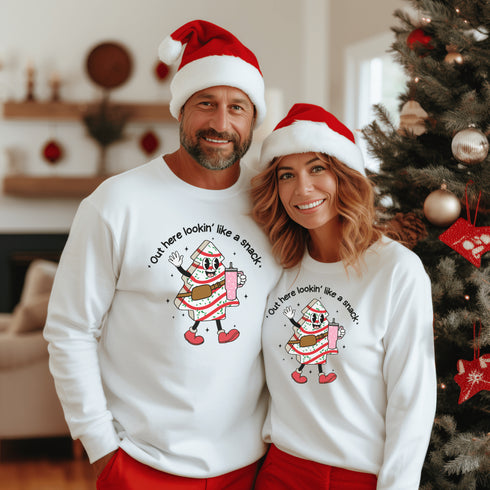 C & Win Sports Out Here Lookin' Like A Snack Sweatshirt - C & Win Sports