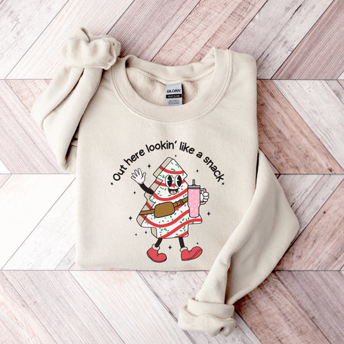 C & Win Sports Out Here Lookin' Like A Snack Sweatshirt - C & Win Sports