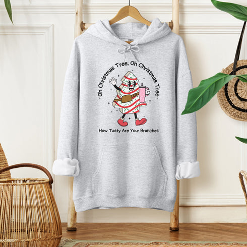 C & Win Sports Oh Christmas Tree Hoodie Ash / S - C & Win Sports