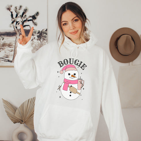 C & Win Sports Bougie Snowman Hoodie White / S - C & Win Sports