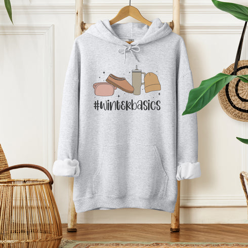 C & Win Sports #Winterbasics Hoodie Ash / S - C & Win Sports