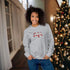 C & Win Sports Embroidered Christmas Cat Sweatshirt Sport Grey / S - C & Win Sports