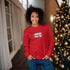C & Win Sports Embroidered Christmas Cat Sweatshirt Red / S - C & Win Sports