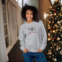 C & Win Sports Meowy Catmas Embroidered Sweatshirt Sport Grey / S - C & Win Sports