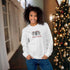 C & Win Sports Meowy Catmas Embroidered Sweatshirt White / S - C & Win Sports