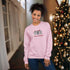 C & Win Sports Meowy Catmas Embroidered Sweatshirt Light Pink / S - C & Win Sports