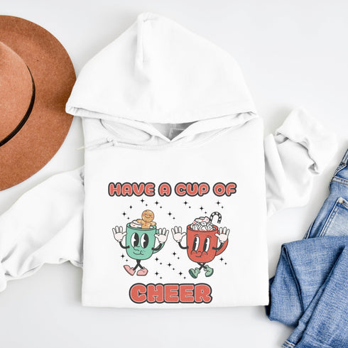 C & Win Sports Have A Cup Of Cheer Hoodie - C & Win Sports