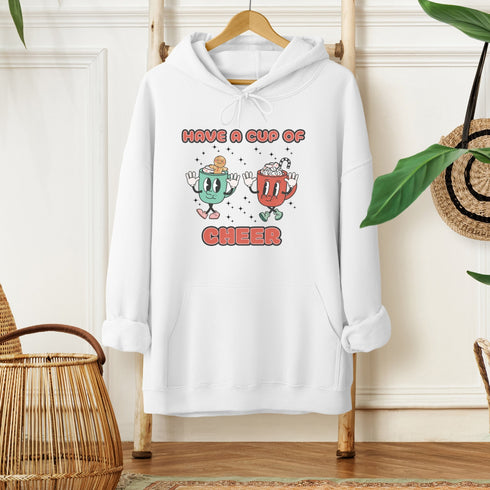 C & Win Sports Have A Cup Of Cheer Hoodie - C & Win Sports