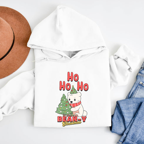 C & Win Sports Bear-Y Christmas Hoodie - C & Win Sports