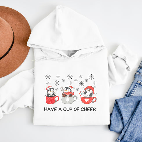 C & Win Sports Have A Cup of Cheer Hoodie - C & Win Sports