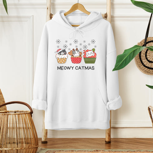 C & Win Sports Meowy Catmas Hoodie - C & Win Sports