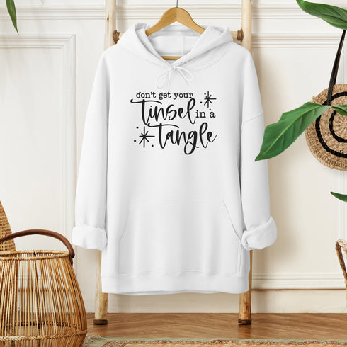 C & Win Sports Don't Get Your Tinsel In A Tangle Hoodie - C & Win Sports
