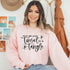 C & Win Sports Don't Get Your Tinsel In A Tangle Sweatshirt S / Light Pink - C & Win Sports