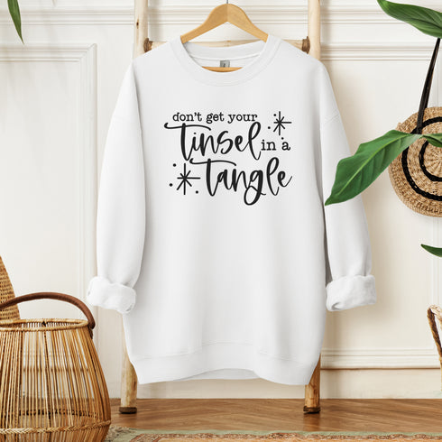 C & Win Sports Don't Get Your Tinsel In A Tangle Sweatshirt - C & Win Sports