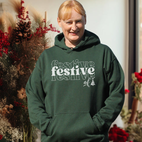 C & Win Sports Festive AF Hoodie - C & Win Sports