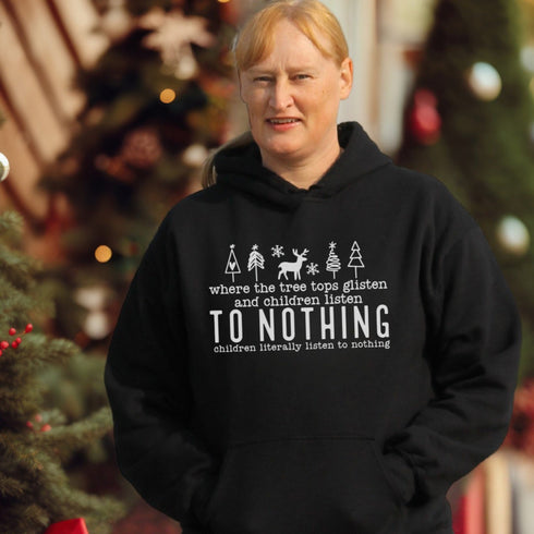 C & Win Sports Where The Tree Tops Glisten Hoodie - C & Win Sports