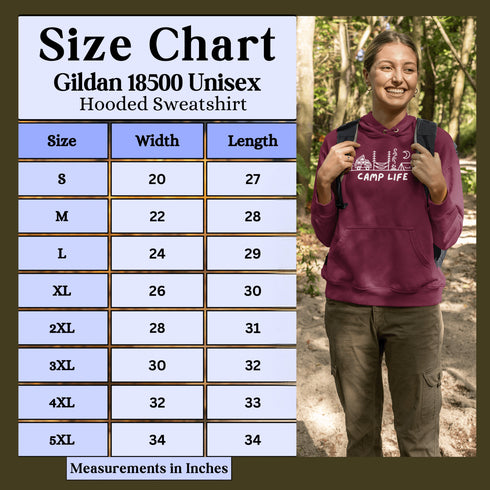 Camp Life Scene Hoodie