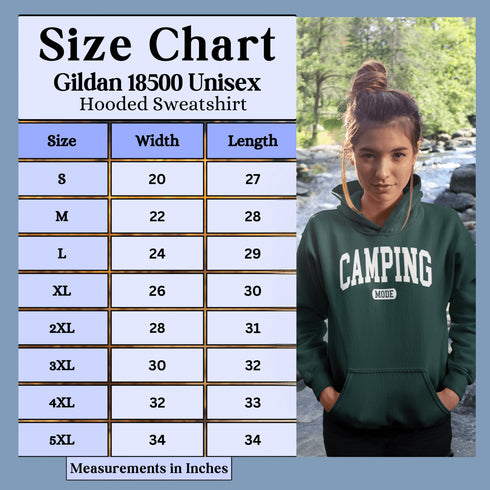 Introducing the ultimate must-have for every outdoor enthusiast who secretly wishes they could bring a slice of home comfort to the wilderness: the "Camping Mode" Hoodie.