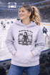 built for the box hockey hoodie with player sitting in penalty box vintage style design