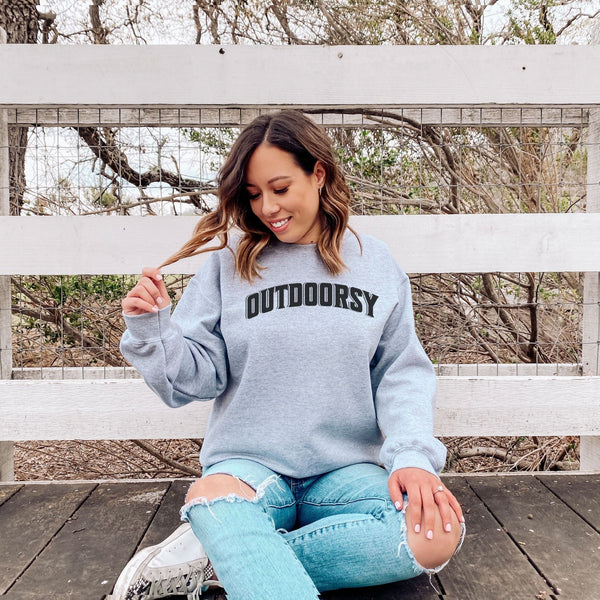 C & Win Sports Outdoorsy Sweatshirt S / Sport Grey - C & Win Sports