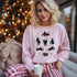 C & Win Sports Christmas Cat Sweatshirt S / Light Pink - C & Win Sports