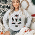 C & Win Sports Christmas Cat Sweatshirt S / Ash - C & Win Sports